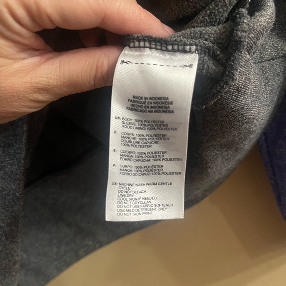 Women’s Adidas two-tone Ultimate Hoodie, EUC - Picture 6 of 7